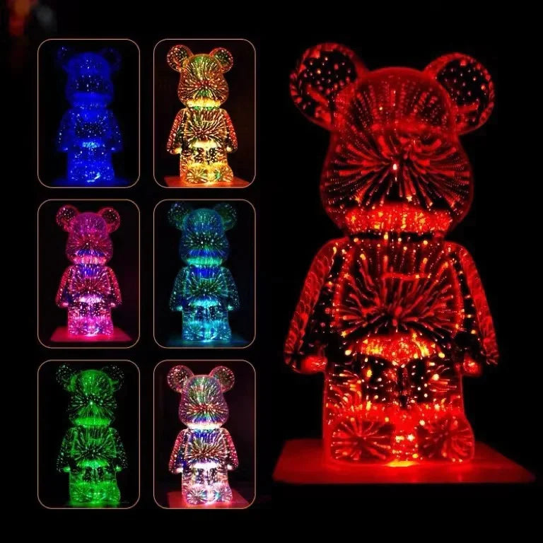 (50% off) GlowBear™ - Fireworks Glowing Bear Lamp [Last Day Discount]