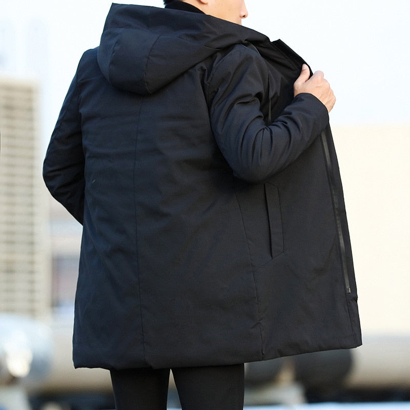 Feeded men's coat