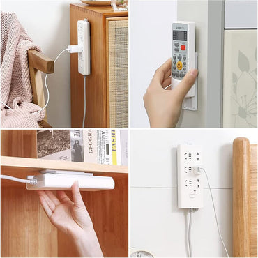 Self -adhesive socket strip holder