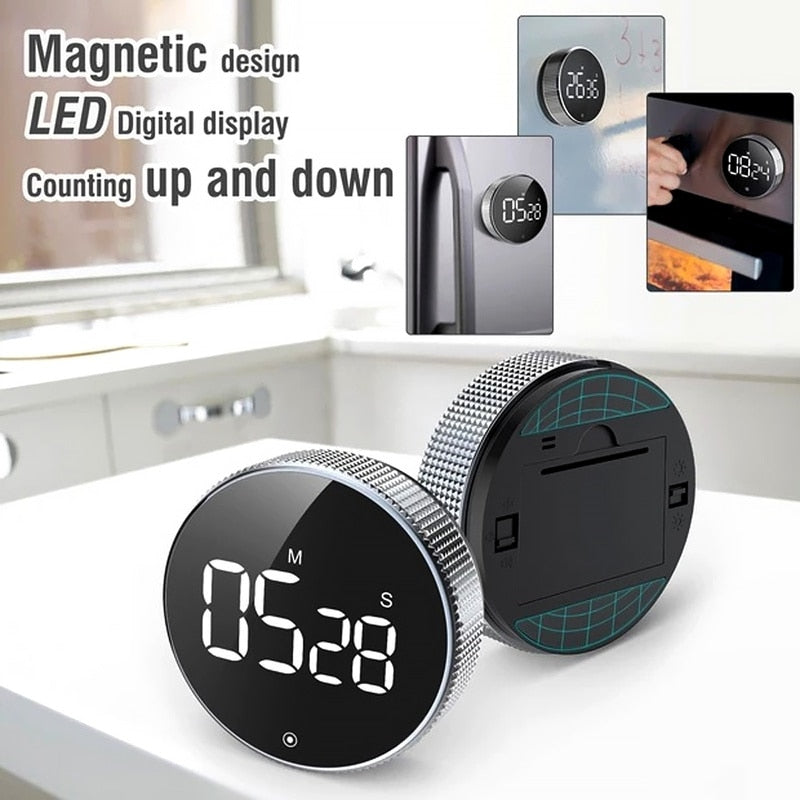 Magnetic LED Digital Kitchen Timer