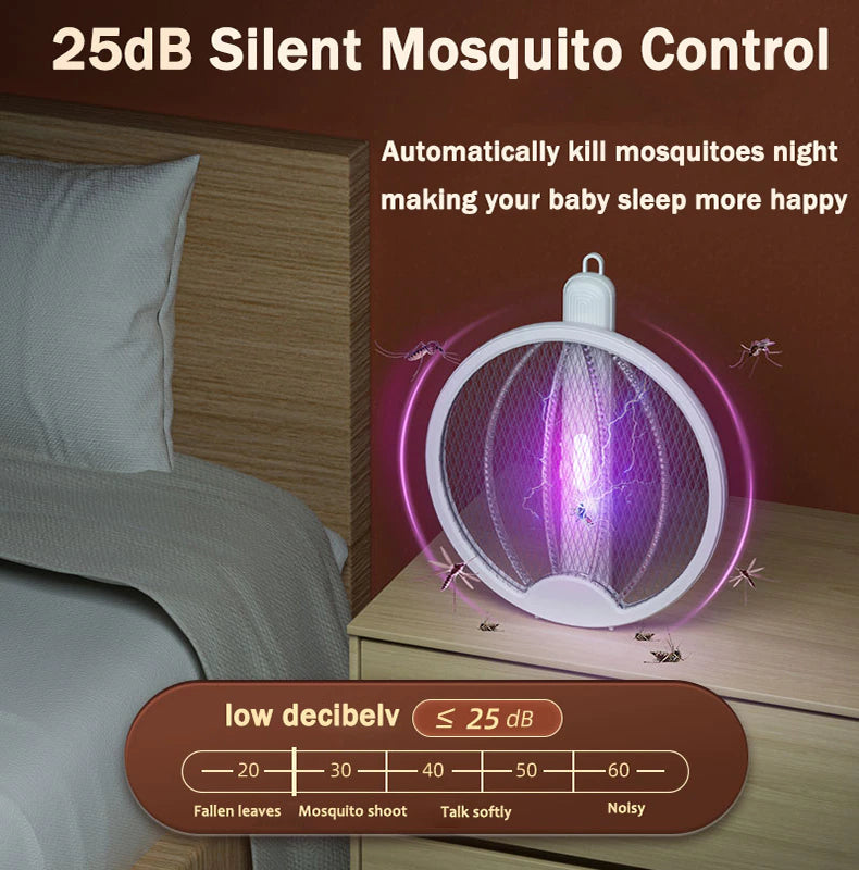 4 in 1 foldable electrical mosquito zapper