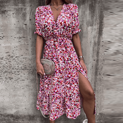 Floral pressure dress