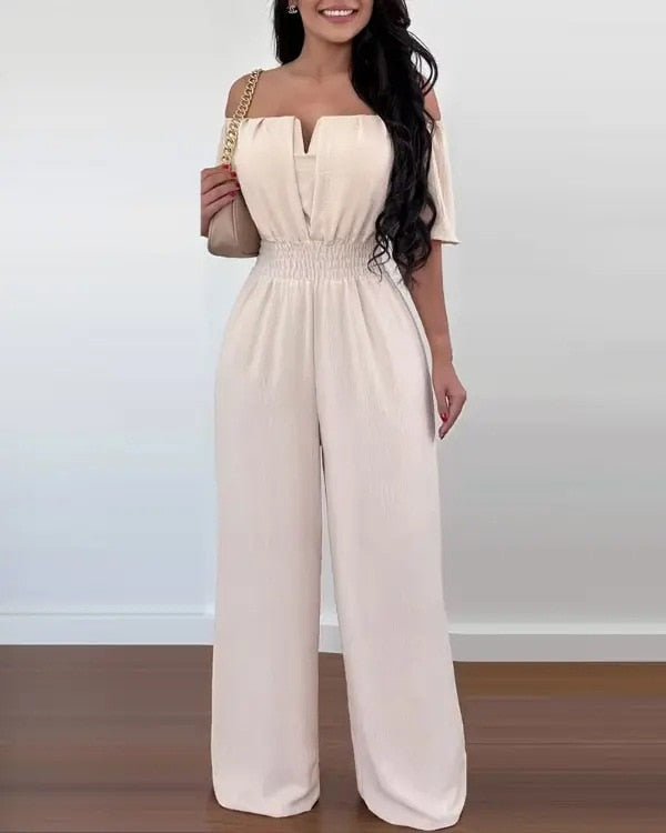 (50% off) Celeste™ - Glamorous Off-Shoulder Jumpsuit [Last Day Discount]