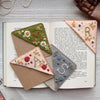 Book™ Personalized Hand Embroidered Corner Bookmark