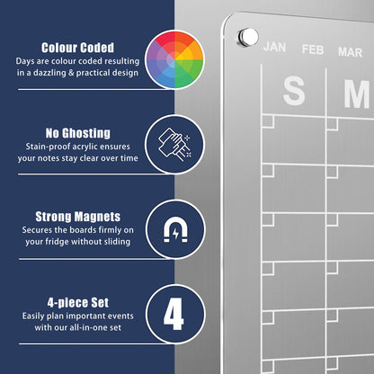 Magnetic weekly schedule