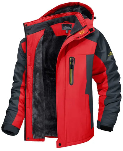 Men's winter jacket with hood