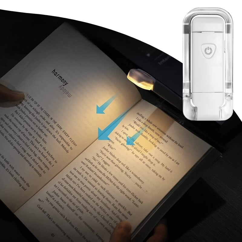 (1+1 FREE) GlowClip™ - Clip Lamp for Books [Last Day Discount] 