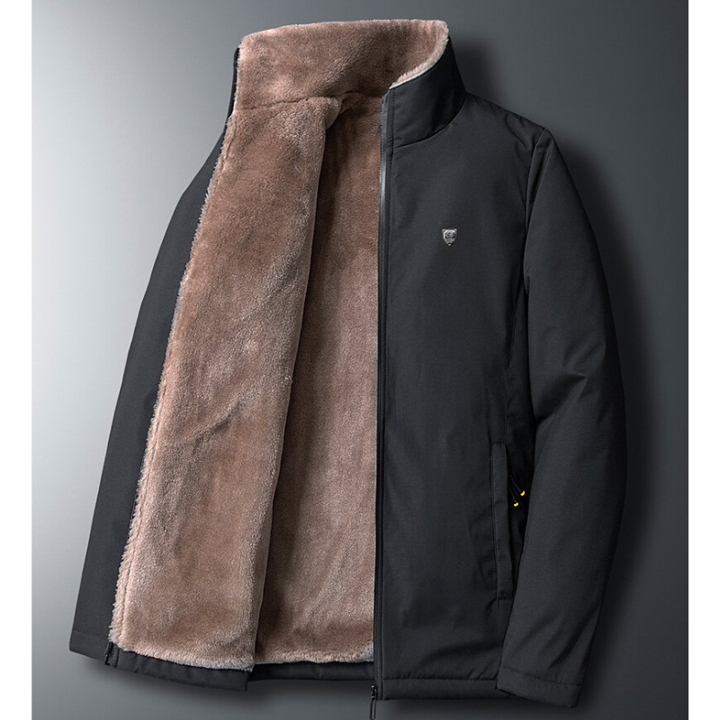 Fleece-fed men's jacket