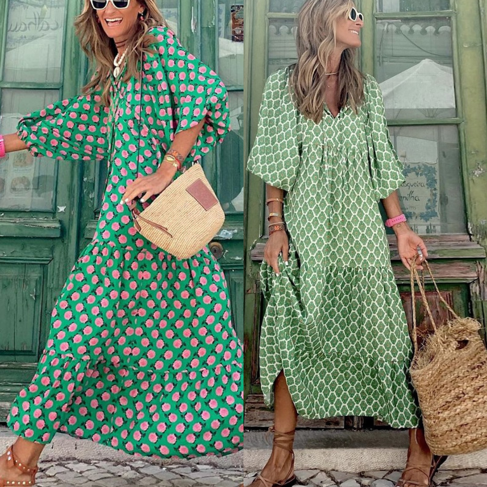 (50% off) Mila™ - Green Summer Dress [Last Day Discount] 