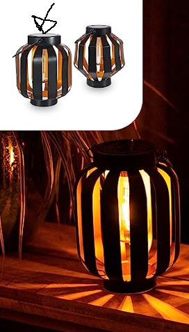 Solar garden lantern