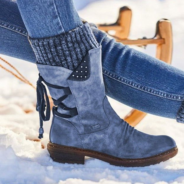 (50% off) Warmi™ - Women's Mid-Calf Zipper Boots [Last Day Discount]