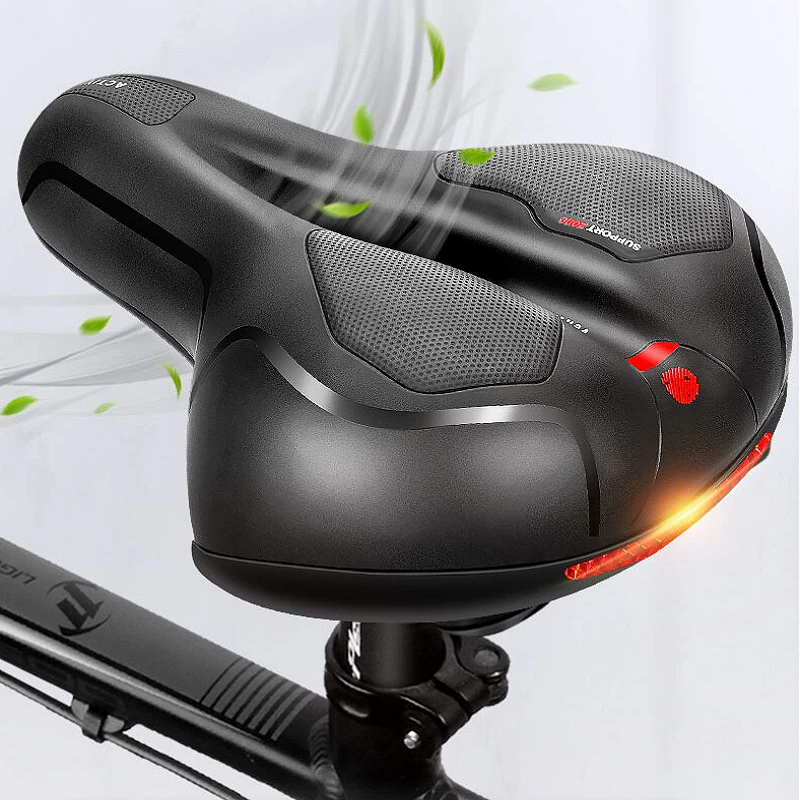 Premium padded bicycle saddle