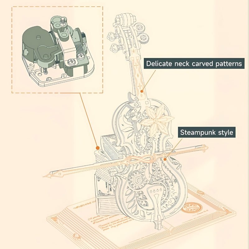 Cello music box