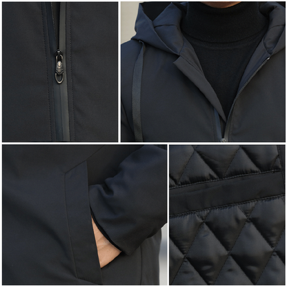 Feeded men's coat