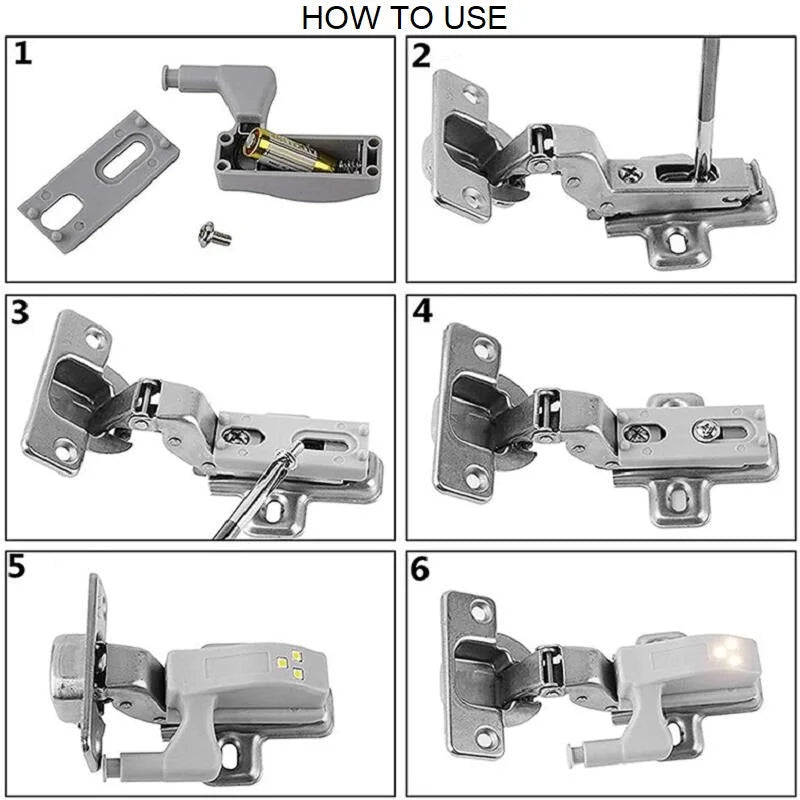 Automated LED motion detectors