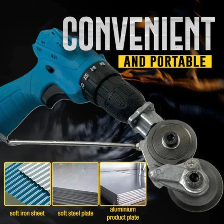 50% OFF | Metal Cutter™️ | Electric Drill Plate Cutter Attachment