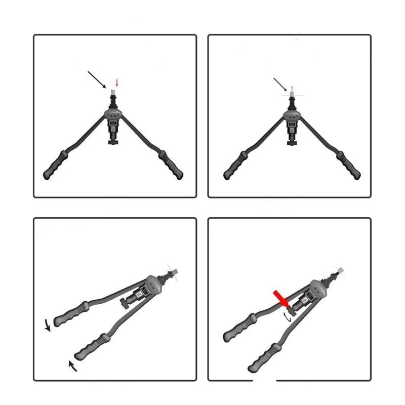 Riveting Pliers™ with 60 Rivet Nuts M3 / M4 / M5 / M6 / M8 / M10 【Last day discount】