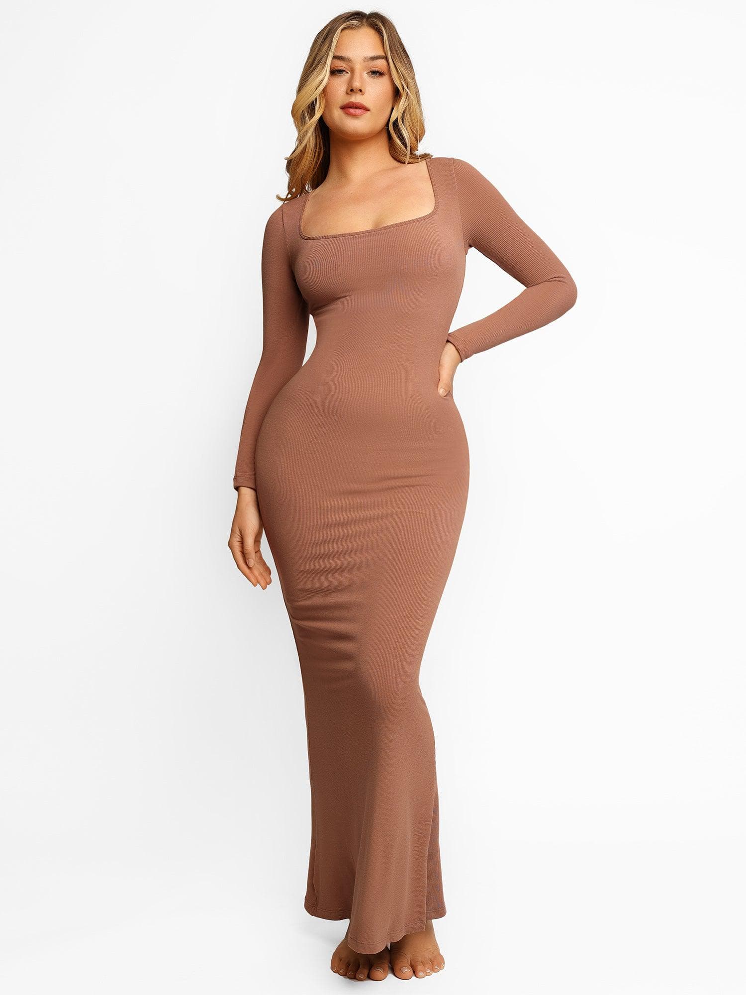 (50% off) Eve™ - Built-in Shapewear Modal Soft Lounge Dresses [Last Day Discount] 