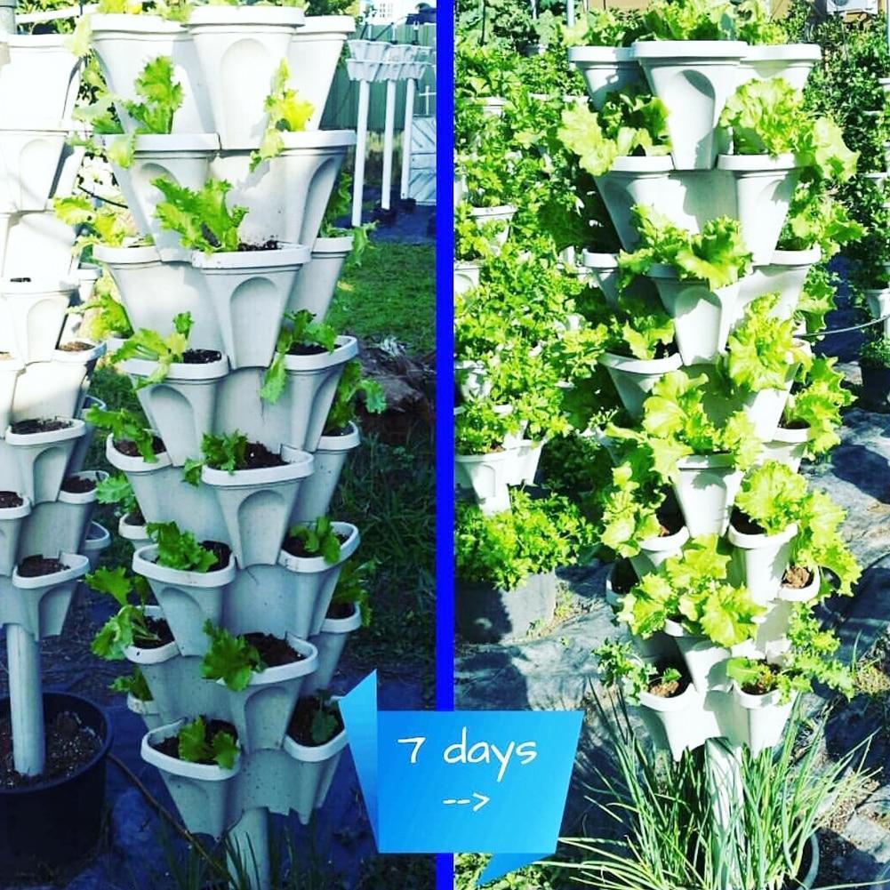 Flower Tower™ Vertical Stacking Plant Pots【Last day discount】