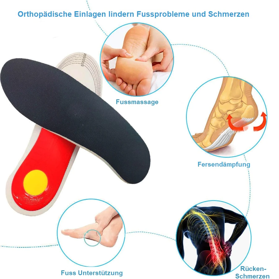 OrthoSole™ | Foot and hip pain, simply walk healthily (1 pair)【Last day discount】