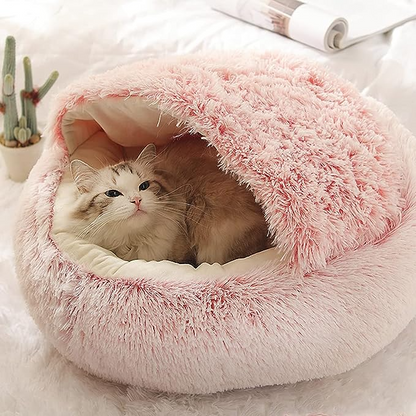 Fluffy cat bed