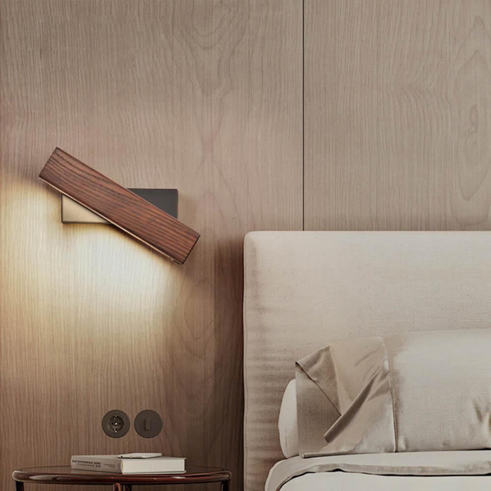 (50% off) RotoWood™ - Rotating LED Wooden Wall Light [Last Day Discount] 