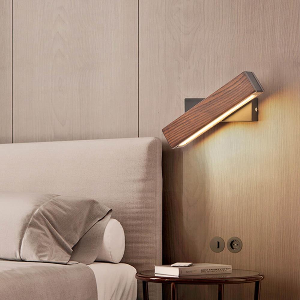 (50% off) RotoWood™ - Rotating LED Wooden Wall Light [Last Day Discount] 