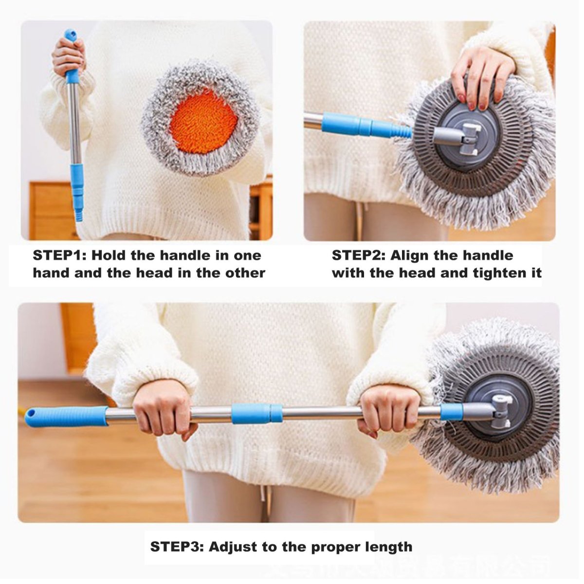 (50% off) 360Mop™️ 360-Degree Rotating Adjustable Cleaning Mop [Last Day Discount]