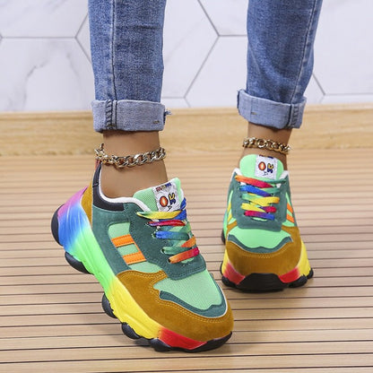 Rainbow women's sneakers