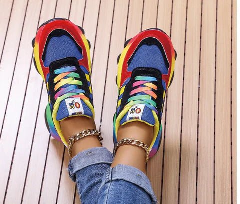 Rainbow women's sneakers