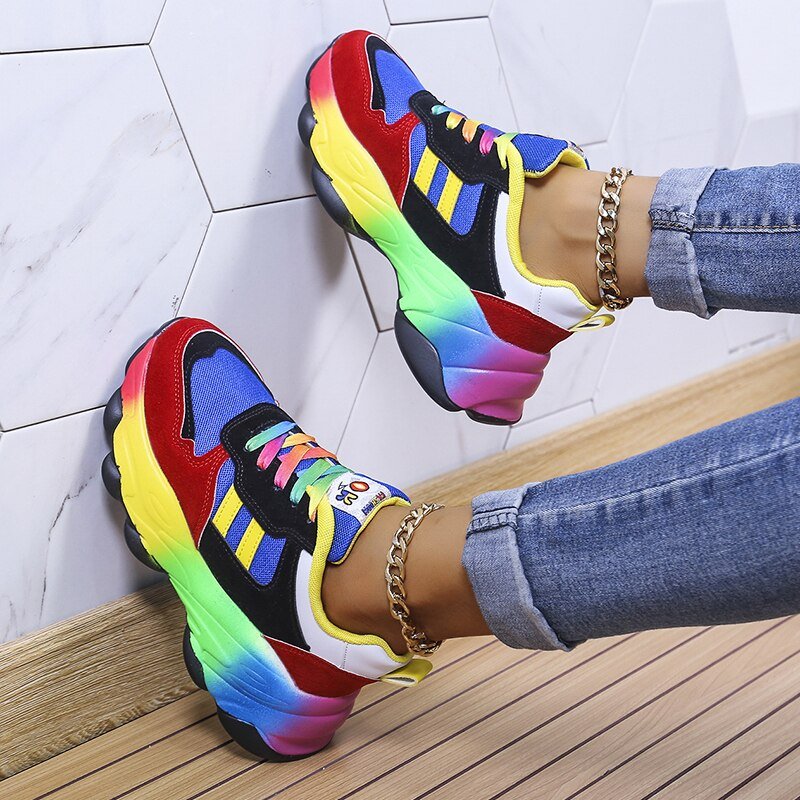 Rainbow women's sneakers