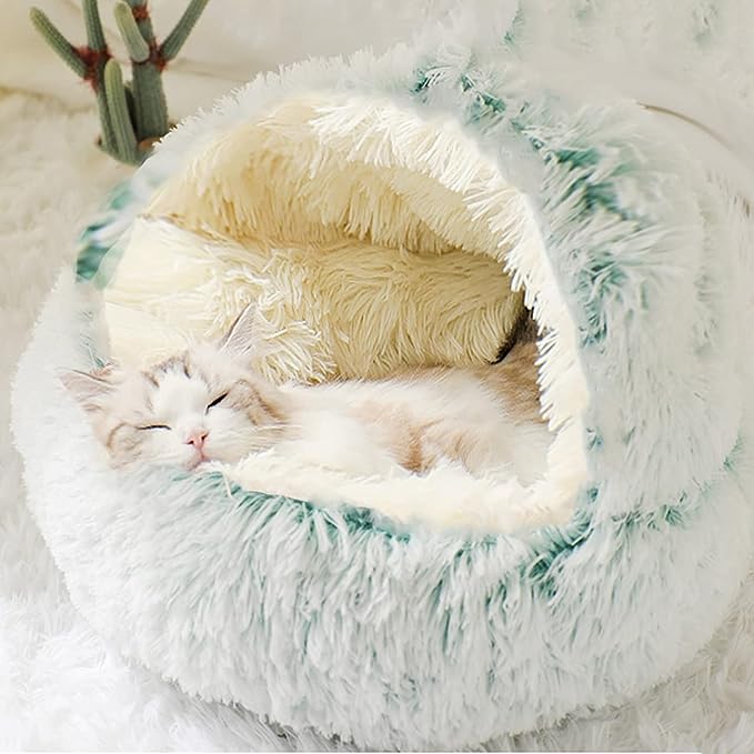 Fluffy cat bed